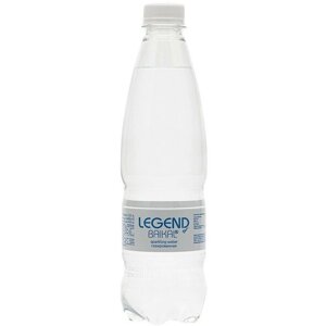 Вода питьевая «Legend of Baikal» газированная, 0,5 л, пластик