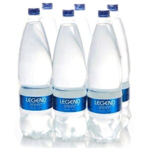 Вода питьевая Legend of Baikal глубинная негазированная, пластик, без вкуса, 6 шт. по 1.5 л