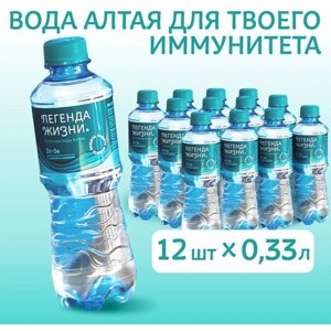 Вода питьевая негазированная с Цинком и Селеном 0,33л, 12шт.