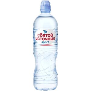 Вода питьевая Святой Источник Спортивная, негазированная, ПЭТ, без вкуса, 0.75 л