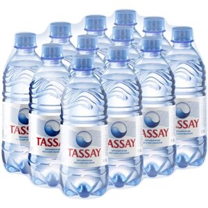 Вода питьевая TASSAY негазированная, ПЭТ, без вкуса, 12 шт. по 0.5 л