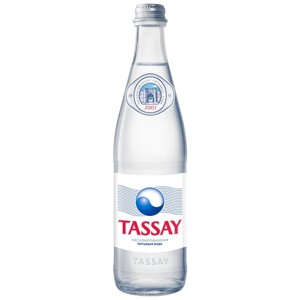 Вода питьевая TASSAY негазированная, стекло, без вкуса, 0.5 л