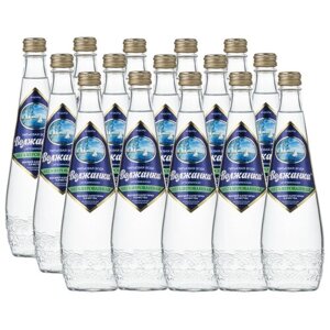Вода питьевая Волжанка негазированная, стекло, 15 шт. по 0.5 л