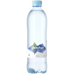 Вода природная питьевая Gletcher / Глетчер негазированная ПЭТ 0.5 л (12 штук)