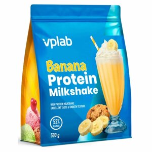 VPLab Nutrition Протеиновый молочный коктейль со вкусом банана, 500 г, VPLab