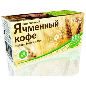 Ячменный кофе TEAVIT натуральный, в пакетиках, картонная пачка, 20 шт., 60 г