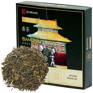 Японский зеленый чай Банча Exclusive Ariake, KIWAMI, 100 грамм