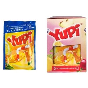 "YUPI" напиток растворимый Фруктовый коктейль 24 шт