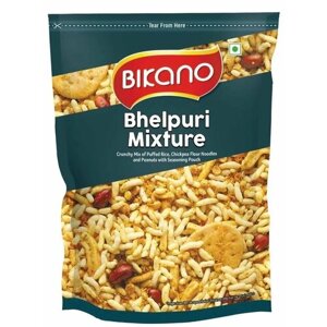 Закуска Снэки Хрустящая смесь с воздушным рисом BHELPURI MIXTURE Bikano , 200 гр, индийская, восточная