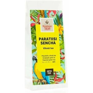 Зеленый чай forsman TEA paratiisi sencha с фруктами 60 г (из финляндии)