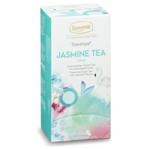Зеленый чай Ronnefeldt Teavelope Jasmin (Жасминовый чай) ароматизированный 2 пачки по 25 пакетиков. Арт. 16020-2