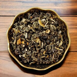 Зеленый чай Винтаж Меч Самурая листовой 100 грамм