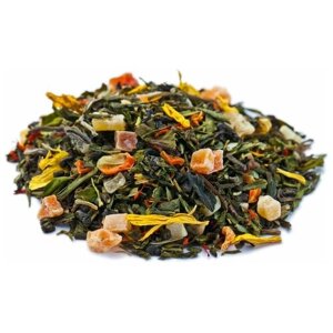 Зеленый листовой чай с добавками Gutenberg Бенгальский тигр 1000 г.