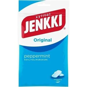 Жевательная резинка Jenkki Original Peppermint с ксилитом 100 г (из Финляндии)