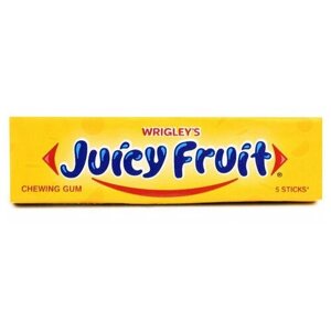Жевательная резинка Juicy Fruit 5 sticks, 13 г