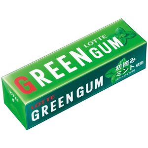 Жевательная резинка Lotte Confectionery Green Gum, 26г