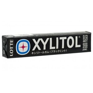 Жевательная резинка Lotte Confectionery Xylitol Черная мята 21 г