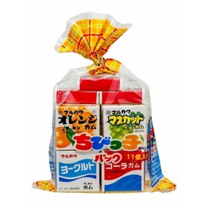 Жевательная резинка Marukawa Confectionery Ассорти 5 вкусов 58,2г, 11 шт. в уп.
