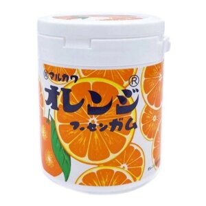 Жевательная резинка Marukawa Confectionery со вкусом апельсина, с сахаром, 130 г