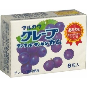 Жевательная резинка Marukawa шары Виноград 8 гр Упаковка 36 шт