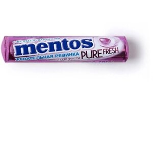 Жевательная резинка MENTOS Pure Fresh (Ментос) Ролл Тутти- Фрутти», 15,5 г