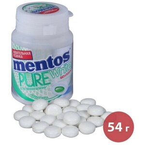 Жевательная резинка Mentos Pure Fresh Нежная Мята, 54г