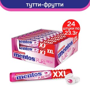 Жевательная резинка Mentos Pure Fresh Тутти-Фрутти XXL, 24шт. по 23,3г.