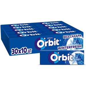 Жевательная резинка Orbit Winterfresh без сахара, 13.6 г, 30 шт. в уп.