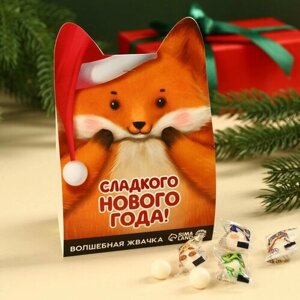 Жевательная резинка «Сладкого нового года», вкус: тутти-фрутти, 50 г.