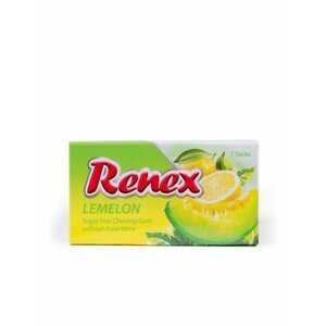 Жевательная резинка ТМ Renex Дыня-Лимон 1 блок (24 пачки мини-стики)