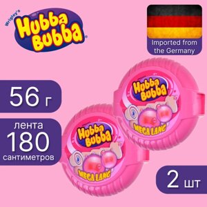 Жевательная резинка Wrigley's Hubba Bubba Mega Long фруктовый микс (Германия), 2 x 56 г