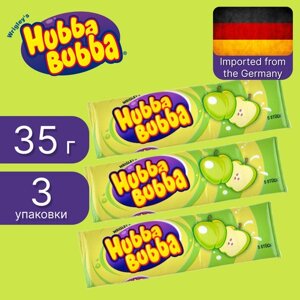 Жевательная резинка Wrigley's Hubba Bubba Яблоко, 3 x 35 г