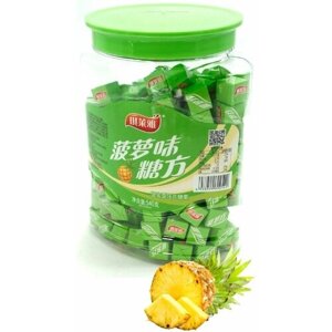 Жевательные конфеты ананасовый кубик 540 г