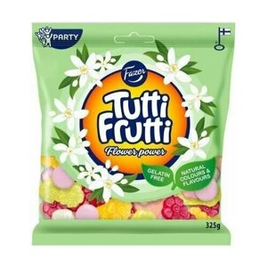 Жевательный мармелад Fazer Tutti Frutti Flower Power фруктовая смесь 325 г (Из Финляндии)