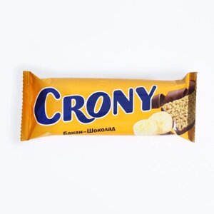 Злаковый батончик ЛЕОВИТ Crony банан и шоколад