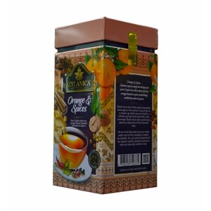 ZYLANICA Ceylon Premium tea collection Orange & Spice OPA 200г Ж/Б
