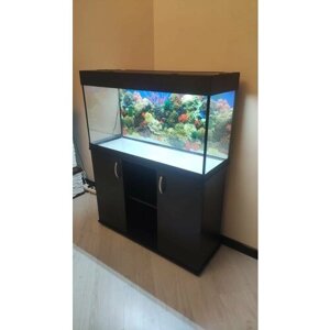 Аквариум 200 л AquariumBest с тумбой цвет Черный 101х36х58 (ДхШхВ)