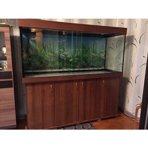 Аквариум 500 л AquariumBest с тумбой цвет Орех 151х51х72 (ДхШхВ)