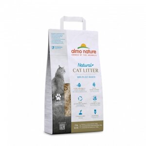 Almo Nature Cat Litter Натуральный биоразлагаемый комкующийся наполнитель для кошек (зерновой), 4 кг