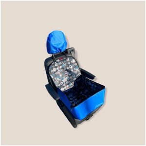 Автогамак на переднее сиденье "GAMAKDRUGU", для перевозки некрупных животных, цвет: синий