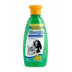 БиоФлор Шампунь Бактерицидный для собак и кошек, 245 мл
