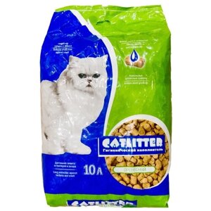 CATLITTER наполнитель 10л (древесные гранулы 8-10 мм)