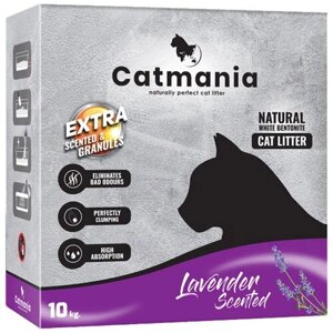 Catmania Lavander наполнитель для кошачьего туалета с ароматом лаванды - 10 кг