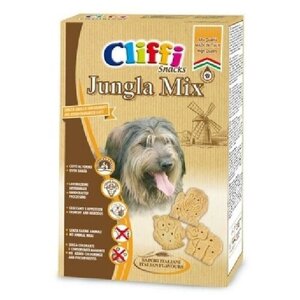 Cliffi (Италия) Лакомство для собак Хрустящее печенье (Jungla mix) PCAT214 0,85 кг 15546 (2 шт)