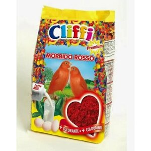 Cliffi Яичный корм для красных канареек (Morbido Rosso) 1 кг (1 шт)