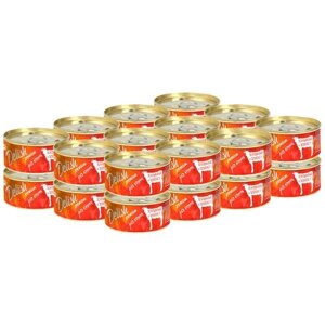DELISH Premium консервы для кошек, говядина и ягненок, 24 штуки по 100 гр