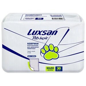 Для собак Luxsan Pets Basic 60х90х29 см 30 шт. 60 см 90 см 29 см синий
