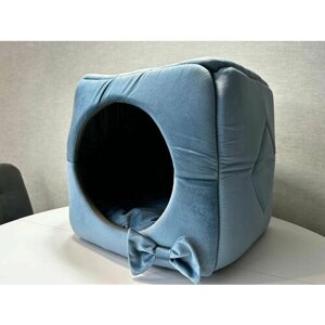 Домик - лежак для животных собак кошек лежанка Кубик