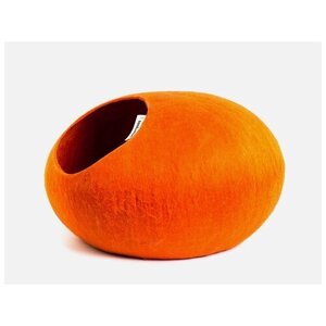 Домик слипер без ушек WoolPetHouse - оранжевый - Размер L