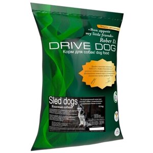 DRIVE DOG Sled dogs Полнорационный корм для ездовых собак с бараниной 15 кг